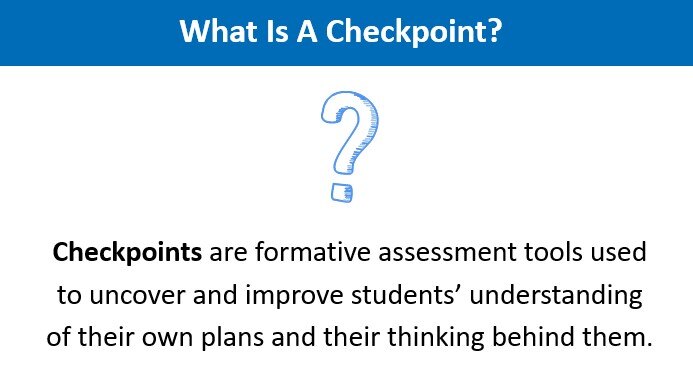 What is a checkpoint? definition graphic